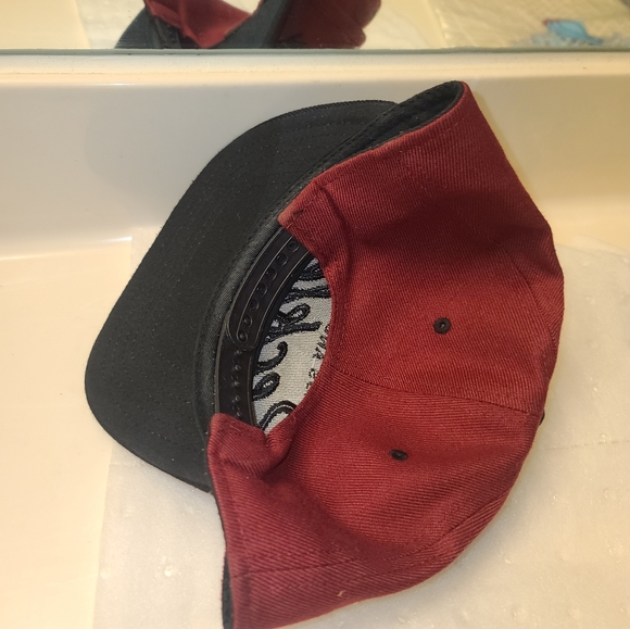 Burgundy Y&R Los Angeles Reckless Snapback - Picture 3 of 7